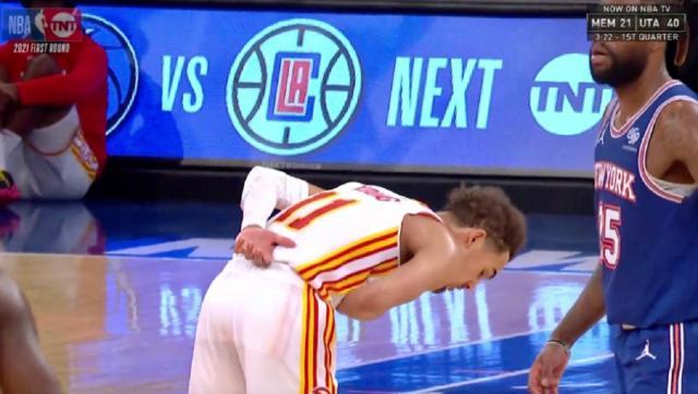 开云体育下载-老鹰顺利迈过首轮 特雷·扬深情鞠躬送别纽约球迷